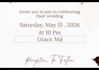 design elegant wedding invitation card in 24h