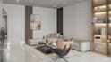 create modern apartment interior design with 3d visualization