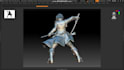 create 3d character sculpting models for printing