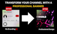 a professional youtube channel banner
