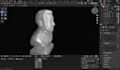 sculpt realistic 3d head, bust, statues, bust model, 3d face model for 3d print