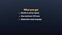 write professional business reports and technical documentation