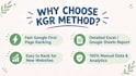 do low competition kgr keyword research