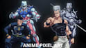 create pixel art anime character sprites fighting game sprite animation