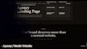 build a premium animated website with scroll effects