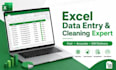 do excel data entry and inventory management