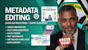 do metadata editing, data extraction for audio, video, and image, bulk data fix