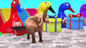 create long slide game 3d animals