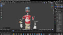 3d model 3d articulated model action figure stylized character modelling