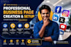 create and setup all social media accounts