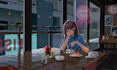 do retro 8bit 16bit pixel art looping lofi character animation, animated gif