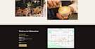 build a modern restaurant or cafe website with menu