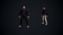 retopology undead model,zombie character,horror game,optimize fbx,4k texture,rig