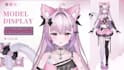 design 2d vtuber model, anime art, live 2d rigging vtuber for streaming