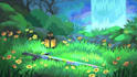 create pixel art background landscape pixel character  pixel art sprite sheet