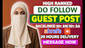 do bulk guest post on da50 blogs