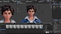 optimized 3davatar for webbased,vrchat,livestream,talkhead,game,arkit,facs,rig3d