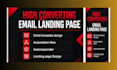 create mailchimp, landing page and marketing automation