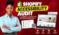 shopify accessibility audit, shopify wcag audit, shopify wcag 2 2 aa, website