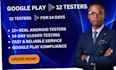 closed app testers google play testers 12 or 20 app testers