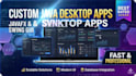 build custom java desktop application with gui javafx