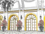 draw fantasy background and environment art for webtoon