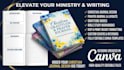 christain affirmation card prayer journal design gratitude journal canva planner