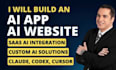 build ai apps, ai websites and do ai automation using claude code, codex and n8n