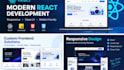 create a modern responsive react website