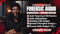 do forensic audio analysis, authentication tampering detection audio examination