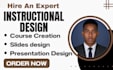 instructional design, course presentation, course slides design, online course