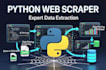 build a python web scraper for data extraction