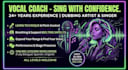 be your professional singing teacher and vocal coach