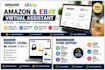 provide amazon and ebay virtual assistant services