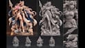 create cute chibi, action figure, toys, 3d anime character models for printing