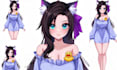 live2d rigging vtuber studio for 2d vtuber model,and vtuber commission