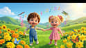 do youtube kids video 3d ai animation nursery rhymes educational cartoon video