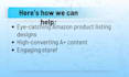 design amazon infographics menus catalogs and listing images