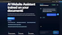 build an ai chatbot trained on your documents or website