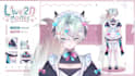 design anime vtuber character and full rigging