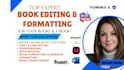 do professional developmental editing for you book and manuscript