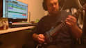 record professional electric guitar