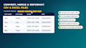 convert, merge and reformat your CSV and excel files