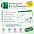 excel data entry , formatting cleaning, and reporting