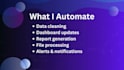 automate your excel, CSV, or google sheets data using python workflows