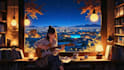 make a lofi loop animation, image animation, animated video visualizer