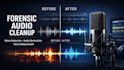 forensic audio editing  voice isolation audio clenup background noise removal