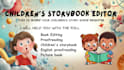 be your childrens book editor and proofreader for authors