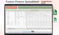 create custom excel budget template finance spreadsheet annual google sheets csv