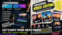 professionally edit videos and photos